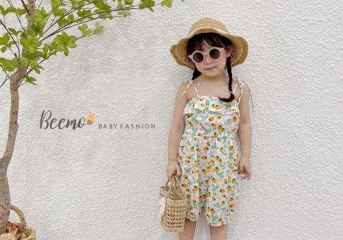 JUMPSUITE 2 DÂY CHO BÉ GÁI