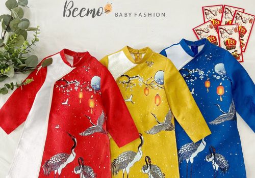 ÁO DÀI BẠCH HẠC VÂN MÂY