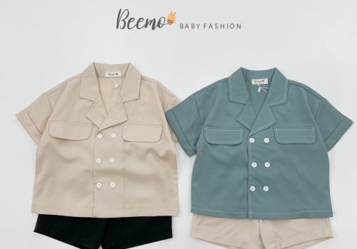 SET SƠ MI CỔ VE CÔNG TỬ